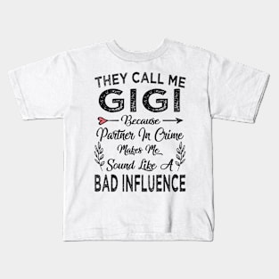 mothers day they call me gigi Kids T-Shirt